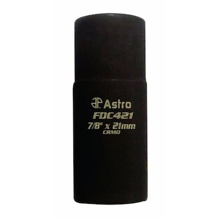 Astro Pneumatic 1/2 in. Drive Flip Socket 7/8 in. X 21Mm APFDC421